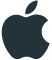 Apple logo.